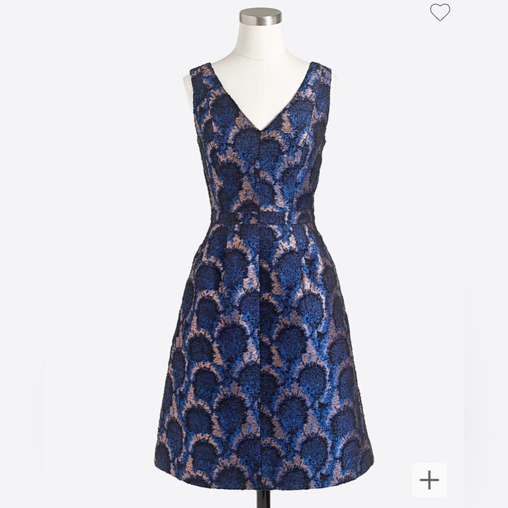 J. Crew Jacquard Cocktail Dress